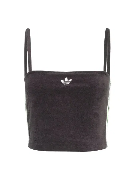 Top Adidas Originals din material terry alb