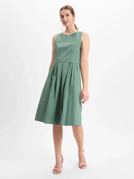 Robe Légère sukienka o linii A Noos Kobiety jednolity 36 zielony