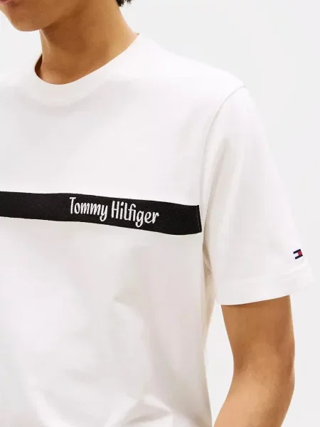 Футболка Tommy Hilfiger в полоску белая
