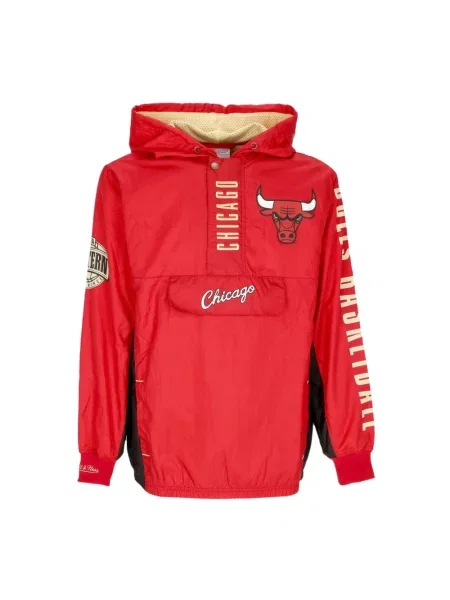 Kurtka Mitchell & Ness czerwona