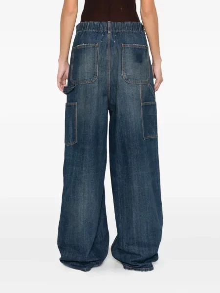 Pantaloni Maison Margiela albastru