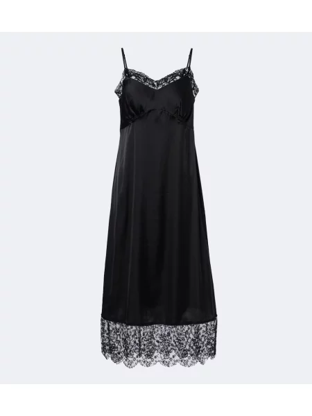 Rochie Simone Rocha din satin negru