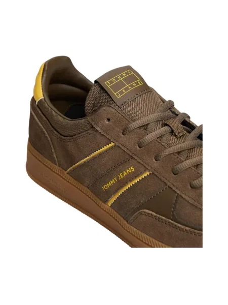 Sneakersy Tommy Hilfiger zamszowe brązowe