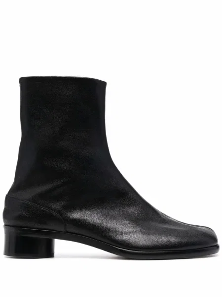 Cizme scurte Maison Margiela din piele negru