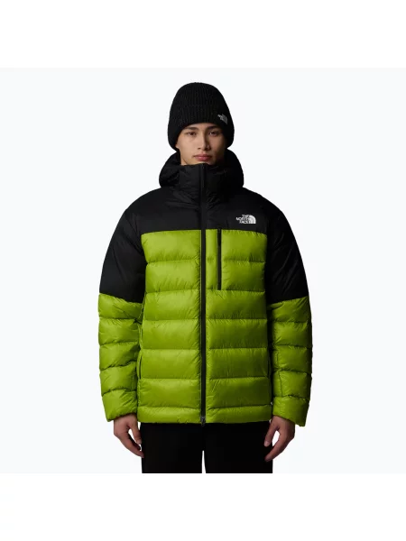 Kurtka puchowa The North Face Kalix Down Hoodie meadow grass/black czarna