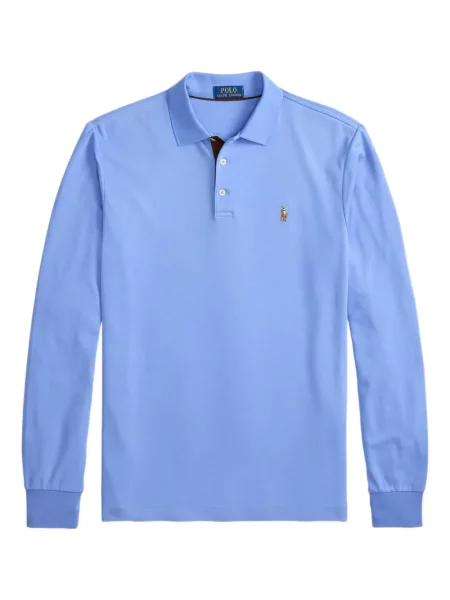 Ριγέ polo Polo Ralph Lauren με κουκούλα με αυτόγραφο λευκό