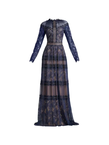 Rochie Tadashi Shoji din dantelă albastru
