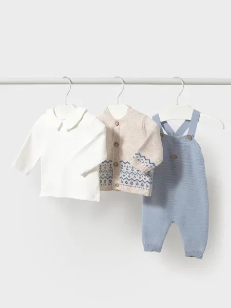 Mayoral Newborn compleu de zi pentru bebeluși din albastru