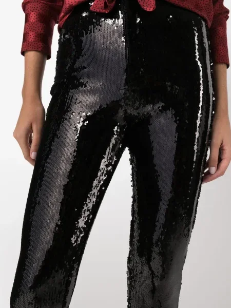 Pantaloni Isabel Marant cu paiete negru