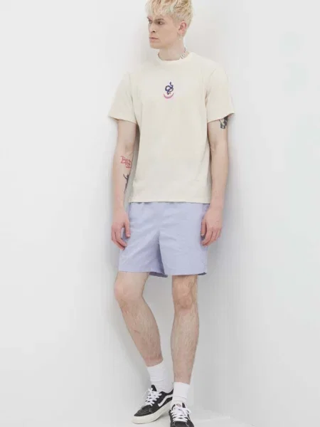 Koszulka Kaotiko M/C Wild Power Organic Cotton ivory beżowa