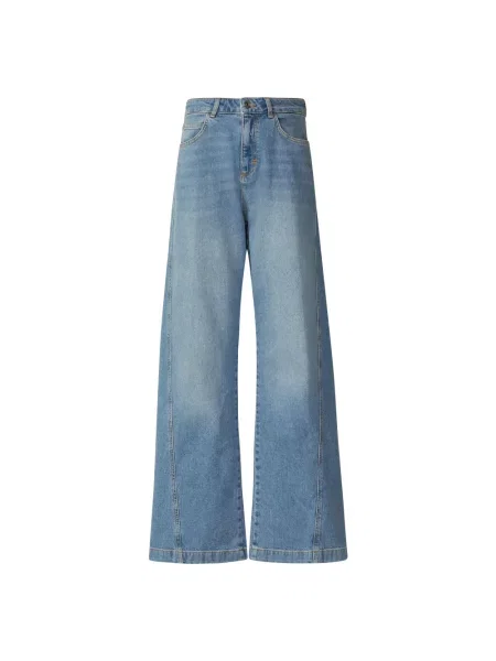 Jeansy Comma z wysoką talią niebieskie