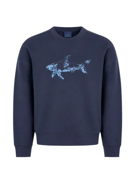 Hanorac Paul & Shark cu imagine albastru