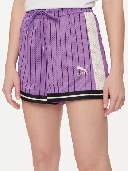 Puma Szorty sportowe T7 For The Fanbase fioletowy