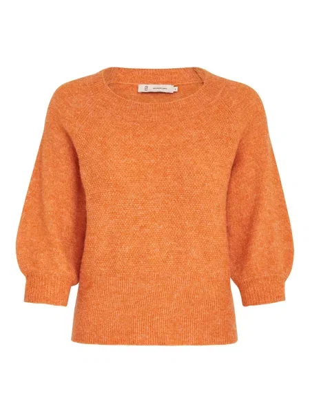 Peppercorn Svetr Flores melír oranžový