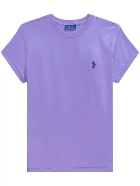 Polo Polo Ralph Lauren z twillu do kolan plisowane żółte