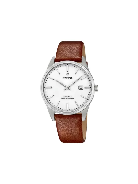 FESTINA Analogové hodinky Date watch ACERO CLASICO stříbrná