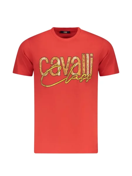 Tricou Cavalli Class cu imagine roșu