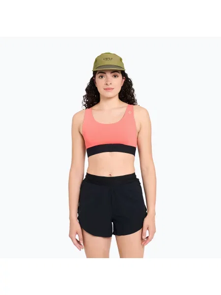 Biustonosz treningowy Ciele Athletics QCKBra geraldine różowy