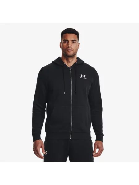 Fleecová mikina s kapucí Under Armour s kapucí černá