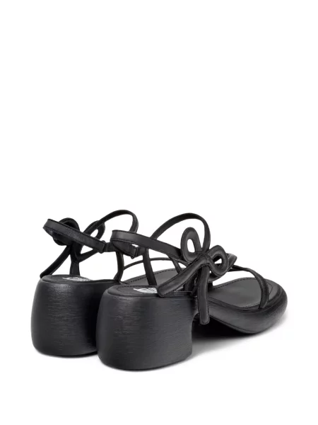 Sandale Camper cu funde din piele negru
