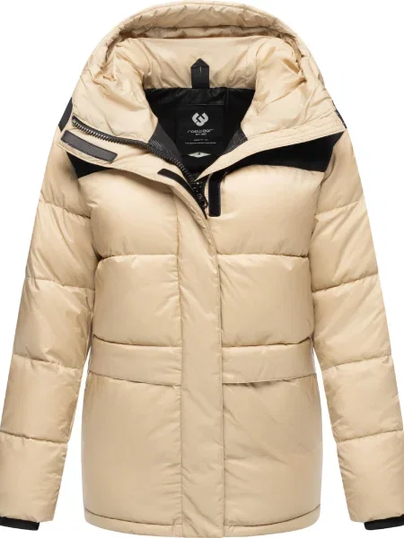 Ragwear Téli dzseki Wikesh bézs fekete