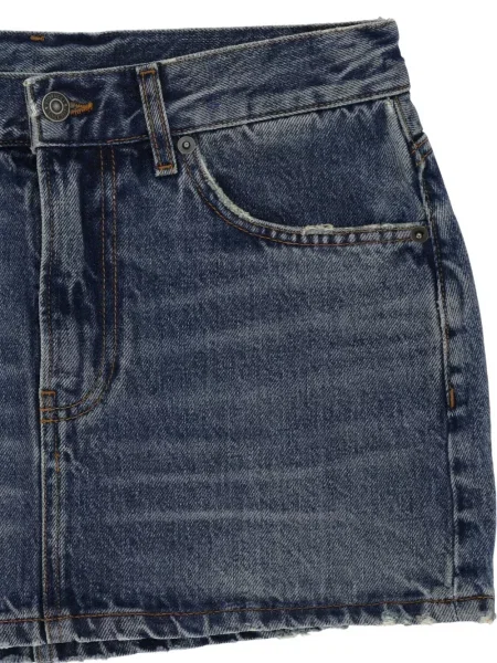 Fusta mini Fiorucci cu 5 buzunare albastru