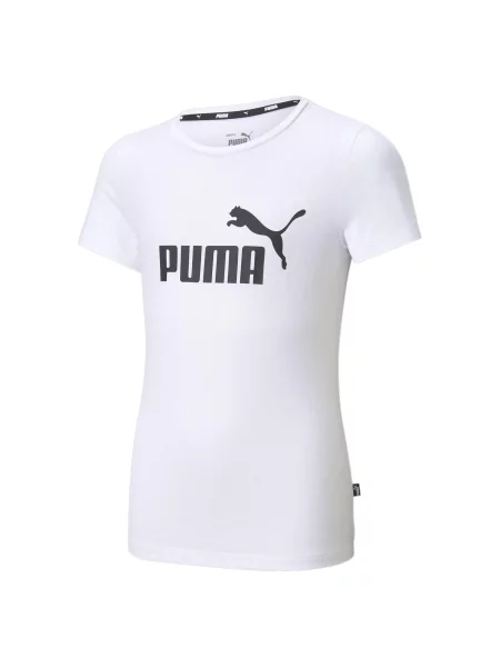 Koszulka dziecięca Puma Essential Logo biała
