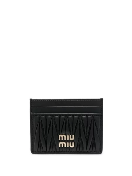 Портмоне Miu Miu черно