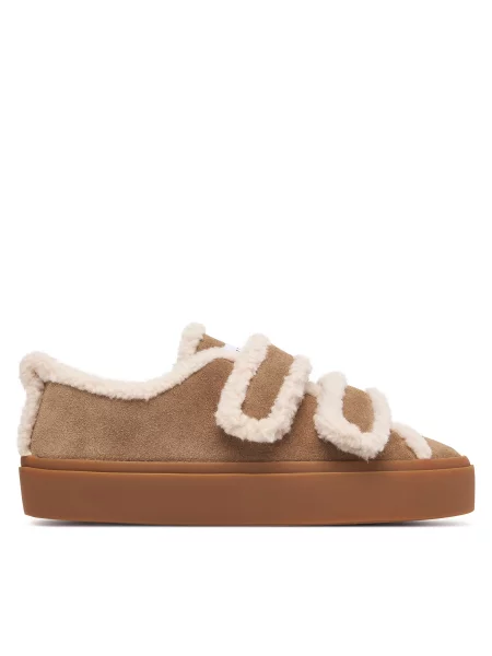 Inuikii Laisvalaikio batai Shearling Low Velcro smėlio