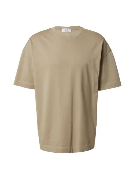 DAN FOX APPAREL Tricou Erik taupe gri