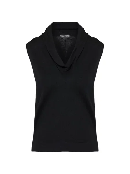 Top Tom Ford fără mâneci negru