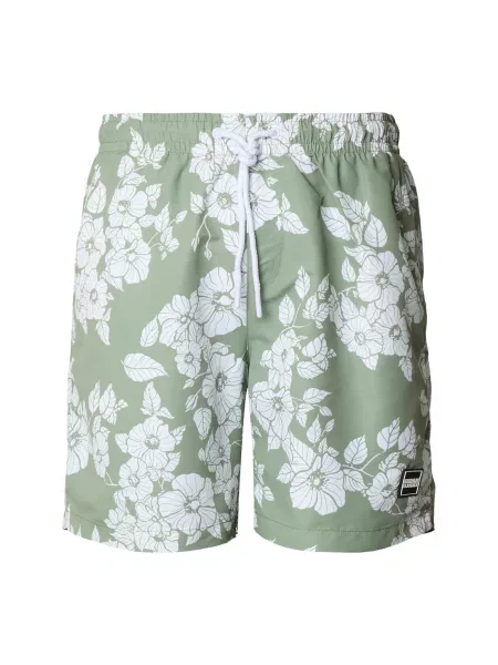 Urban Classics Șorturi de baie verde pastel alb