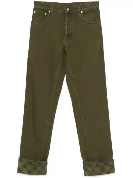 Дънки Burberry зелено