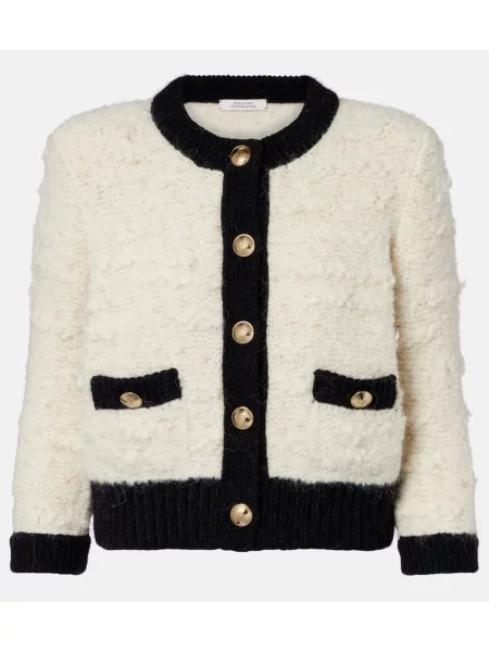 Cardigan Dorothee Schumacher de lână alb