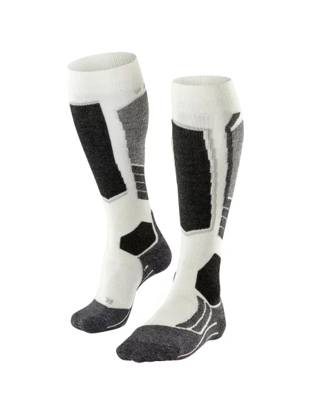 FALKE Șosete sport negru / murdar alb
