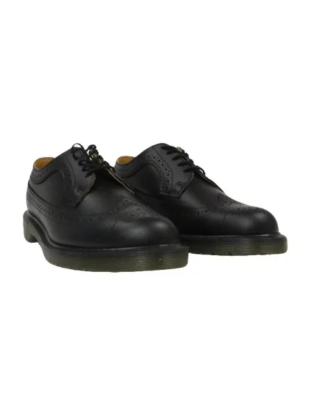 Brogsy Dr. Martens skórzany biznesowy czarny
