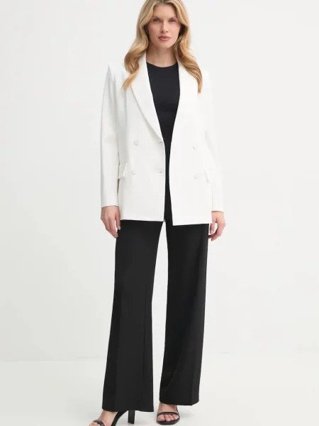 Піджак з домішкою вовни A.L.C. двобортний однотонний білий