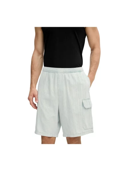 Szorty jeansowe Armani Exchange niebieskie