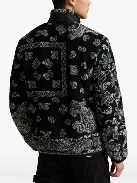 Șapcă Polo Ralph Lauren de mătase cu broderie cu dungi negru