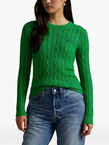 Șapcă Polo Ralph Lauren cu decolteu în V cu autograf în carouri albastru