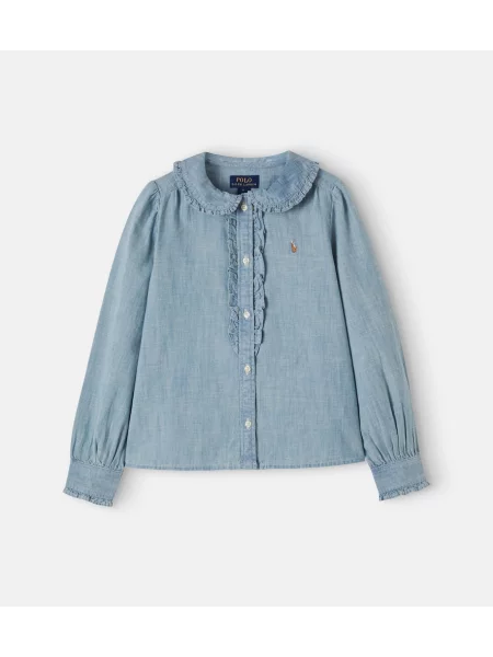 Gyerek blúz Polo Ralph Lauren kék