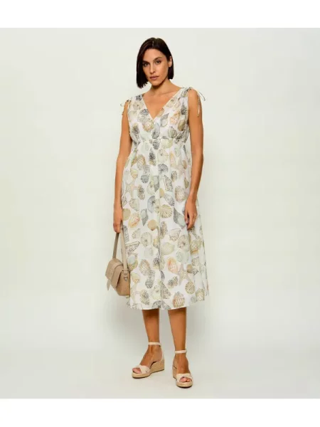 Marc Cain Rochie cu adaos de mătase