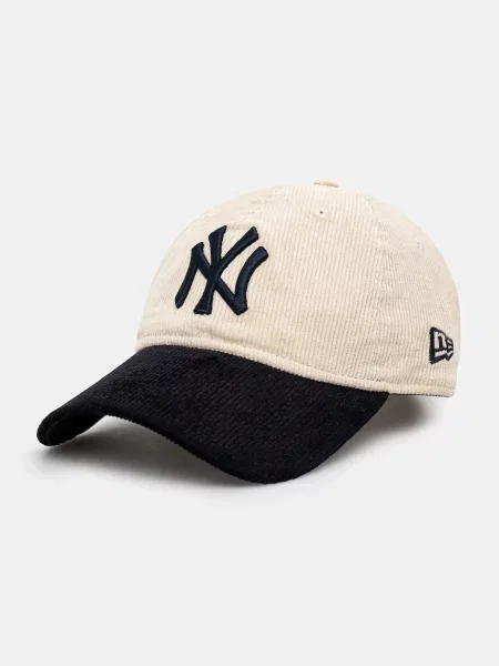 Бейсболка New Era Block Cord New York Yankees світло-бежева бежева