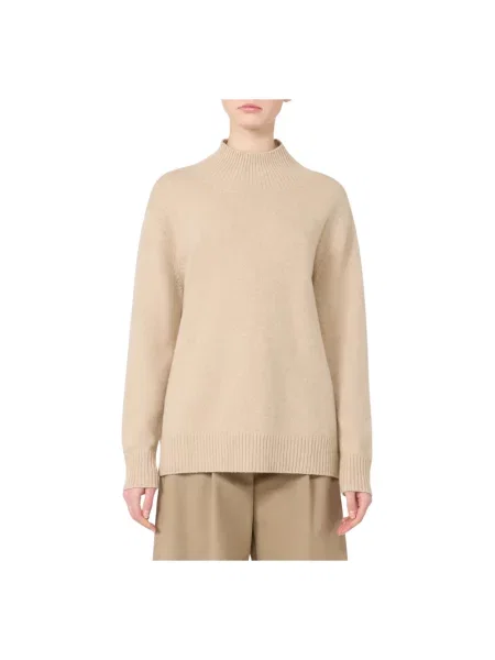 Sweter Weekend Max Mara beżowy