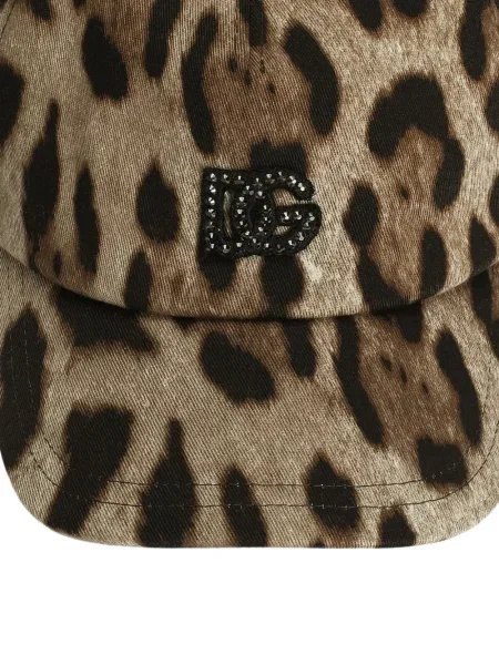 Czapka dziecięca Dolce And Gabbana brązowa