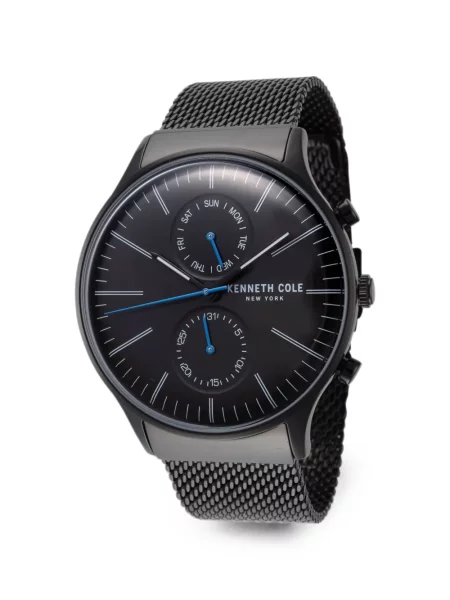 Ceas Kenneth Cole plasă cu bretele negru