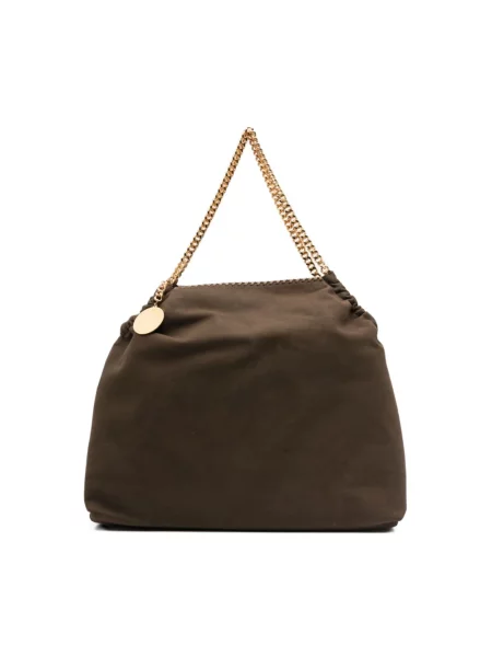 Torebka skórzana Stella Mccartney skórzana brązowa