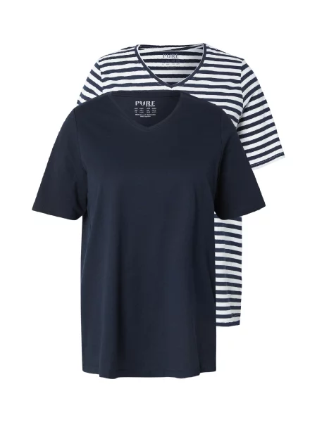 Ulla Popken Majica mornarska bela