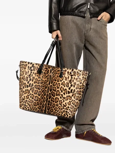 Geantă Dolce & Gabbana cu imagine cu model leopard