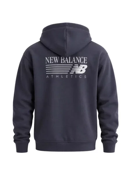 Flisas raštuotas džemperis New Balance rožinė